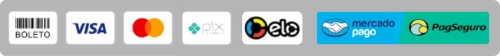 Pagamentos aceitos